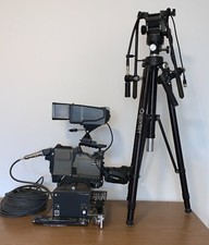Ikegami HL-60W Camera, Canon KJ19 x 984 Lens, BS-45 Unit, OCP-45 Unit, Tripod