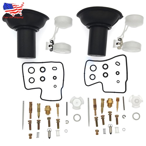 For Honda Shadow Spirit 1100 VT1100C Carburetor Repair Kit Diaphragm Piston - Foto 2 di 6