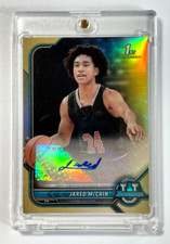 JARED MCCAIN 2021-22 Bowman U Chrome  Gold /50 1st Bowman ROOKIE/AUTO/AUTOGRAPH