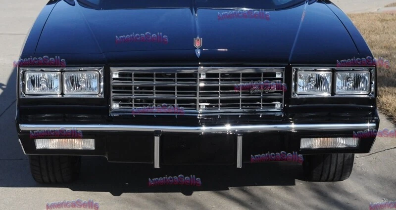 81 82 83 84 85 86 CHEVY MONTE CARLO SPORT CUPÊ CROMADO MOLDURA DE ACABAMENTO DE PARA-CHOQUE  - Imagem 3 de 4