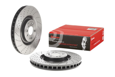 BREMBO BREMSENSATZ KOMPLETT WK VORNE HINTEN 375 345mm MERCEDES GL