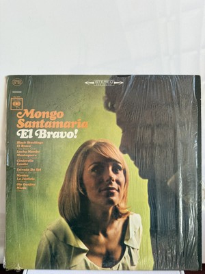 Mongo Santamaria - El Bravo! LP Vinyl Salsa Jazz Mambo Columbia 2 Eye VG+