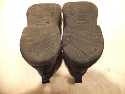Mens Hush Puppies Black Leather Waterproof Chukka Ankle boots Sz 10.5 M EU44 - Picture 10 of 11