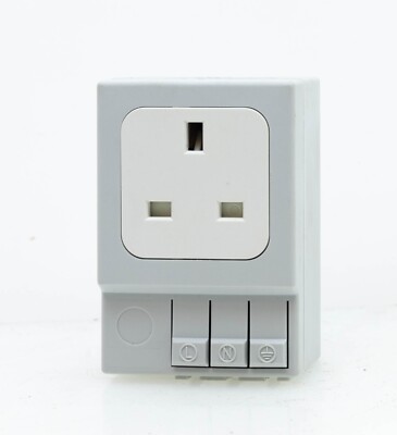 STEGO 03503.0-01 Type G UK Plug DIN Rail Mount Receptacle 230VAC SD 035