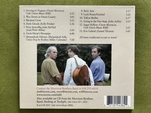 Morrison Brothers Band 21st Century Hoedown CD EXC Oak Union002 Virginia Hoedown - Picture 4 of 4