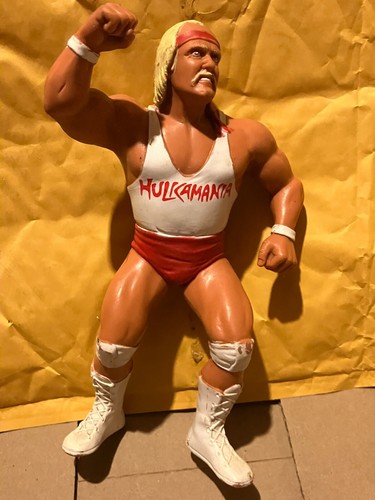 WWF Wrestling Figure  White Shirt Variant Hulk Hog...
