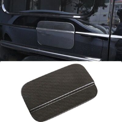 Carbon Fiber Exterior Fuel Tank Cap Cover Trim For Benz G-Class G500 G550 G63