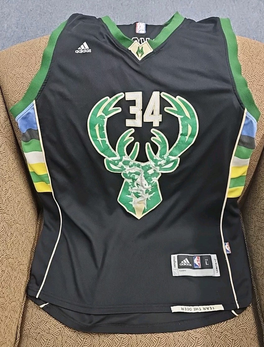 Adidas NBA Milwaukee Bucks Giannis Antetokounmpo #34