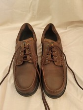 Hush Puppies Professionals Leather Brown Lace Up Shoes Mens 11.5 EUC