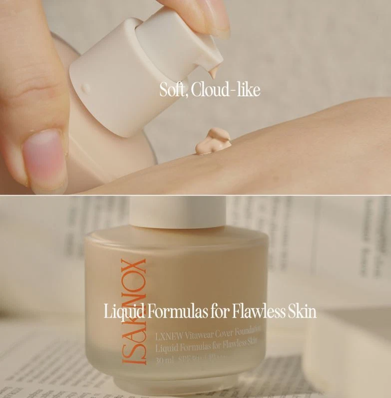 ISA KNOX x MYE LXNEW Vitawear Cover Foundation 30ml (2023 F/W New, SPF50+ PA+++) - Image 4 of 4