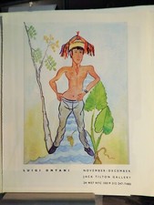 LUIGI ONTANI OPERE D'ARTE VINTAGE ORIG 1988 PUBBLICITÀ