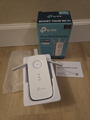 New TP-Link RE550 AC1900 Wireless Dual Band Wi-Fi Range Extender Booster 