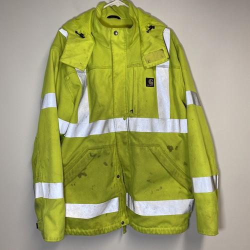 Carhartt Neon Yellow Safety Jacket 