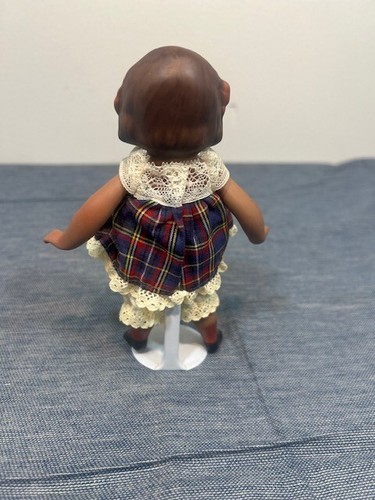 Vintage JEANNIE DI MAURO Puppe signiert niedrig nummeriert handbemalt Porzellan 6" (D) - Bild 3 von 6