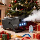 Nebelmaschine 500W Rauchmaschinen 3 RGB LED Lichteffekt DJ Halloween Weihnachten