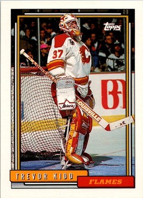 1992-93 Topps #280 Trevor Kidd Calgary Flames