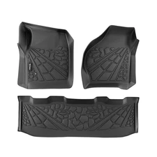 Crew Cab Floor Mats, 1999,2007 Trucks, Non,Toxic TPE, Safe Interior Design