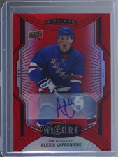 2020-21 Upper Deck Allure Rookie SP Red Rainbow Alexis Lafreniere #150 Auto kv9