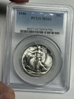 1946-P PCGS MS65 Walking Liberty Silver Half Dollar, Lustrous U.S. Coin