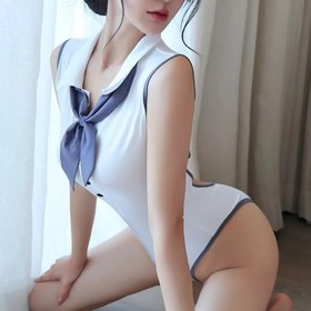 Sexy Lingerie Babydoll Sailor Suit Jumpsuit Adult Role Play Outfit Maid Cosplay