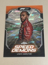 LEWIS HAMILTON 2025 TOPPS CHROME F1 SPEED DEMONS ORANGE /25 #SD-2 Q4042