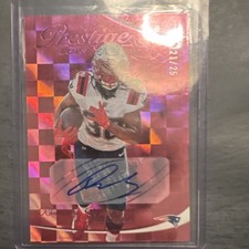 2023 Panini Prestige Xtra Points Pink Rhamondre Stevenson Patriots Auto /25