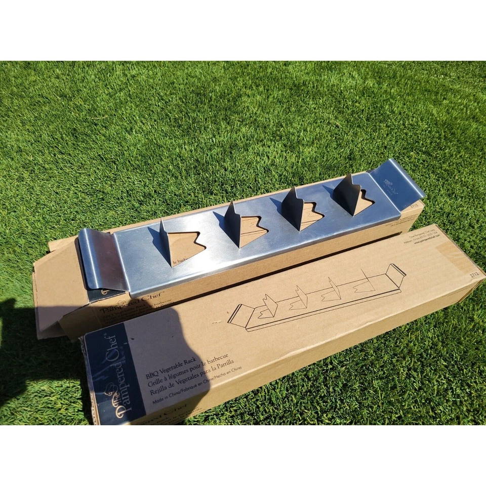 Pampered Chef BBQ Vegetable Rack 2712 New In Box (Quantity Of 1) - Image 3 of 4