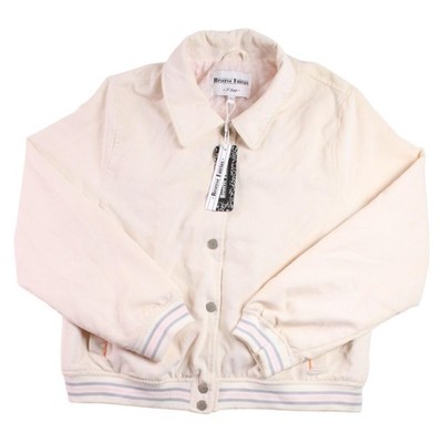 Reserve Fairfax Corduroy Jacket Womens XL Ivory Quilted Lined Insulated $98 NEW