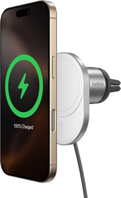 Magsafe-Compatible Wireless Car Charger 15W, Fast Charging Wireless Charger -...
