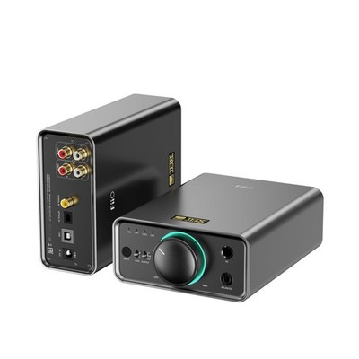 DAC Headphone Amplifier FiiO K7 HiFi Balanced 6.35mm 4.4mm Titanium AK4493S Full