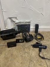 Sony Handycam CCD-TR82 Video8 Camcorder WORKS! 2 Battery, Charger, Cable,control
