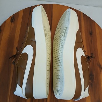 Nike Court Shot Mens 8.5 British Tan Low Top Board Shoes  display picture 1