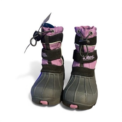 TOTES JULIET PURPLE WATER RESISTANT SNOW BOOTS GIRLS THINSULATE / 11Y-NEW W/TAGS