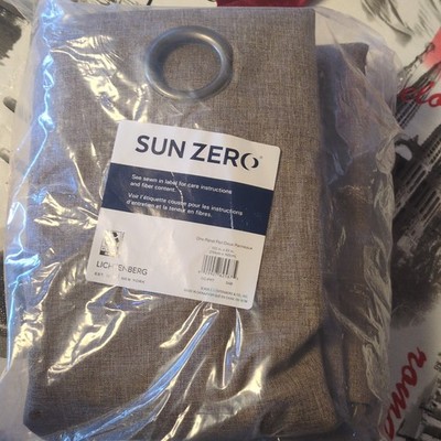 Sun Zero Curtain Panels Brown 100 x 63 in Grommet Solid 2025 Window Treatment