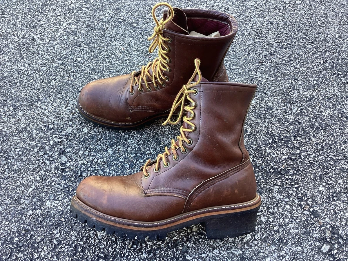 Brooklyn Boots Mens Size 9 Brown Leather Combat Ankle Vibram Work Boots Scorpion 9” Composite Toe Men main image 4