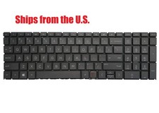For HP Envy 17m-ch0013dx US Black Keyboard Original New Backlit