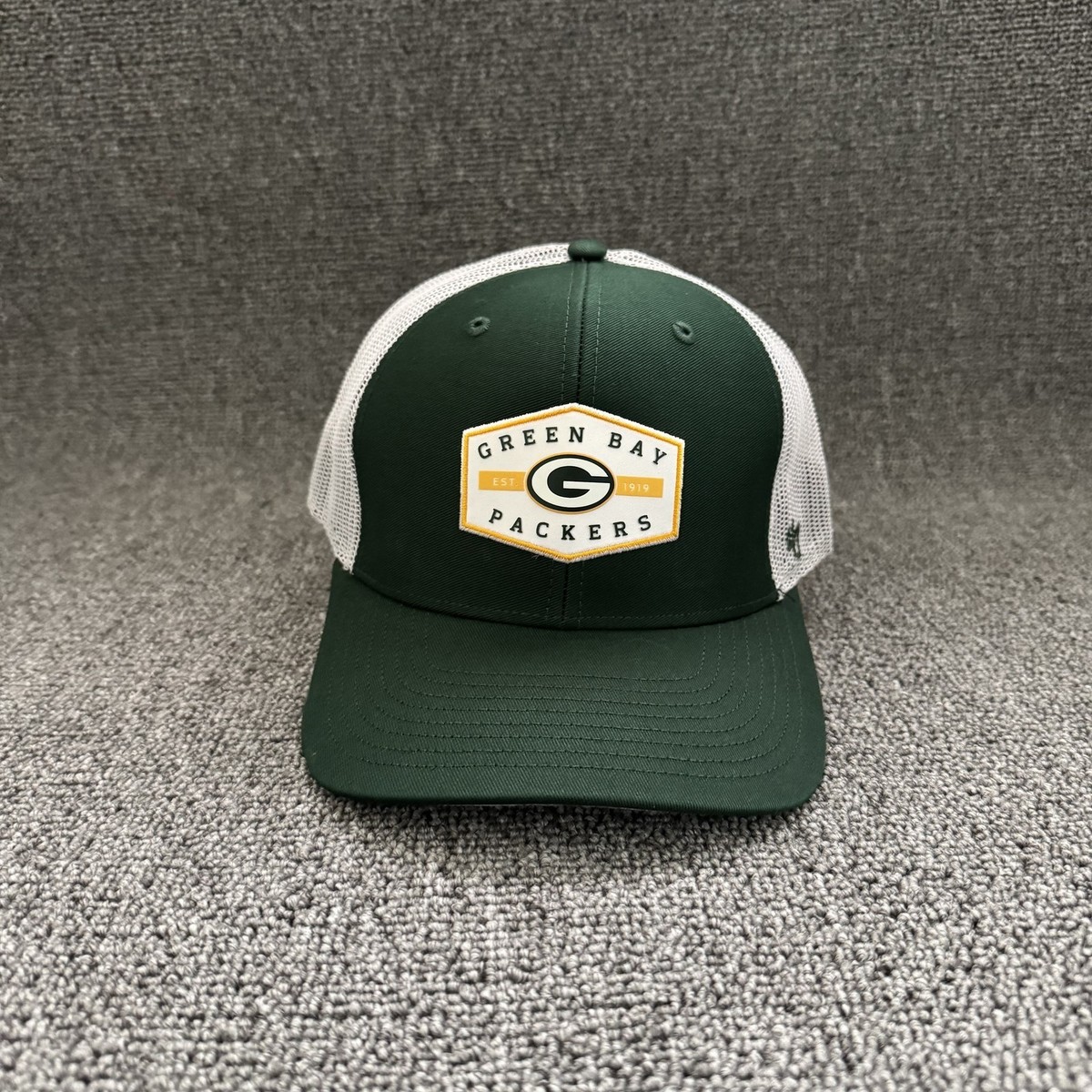 '47 Brand Green Bay Packers Trucker Snapback Green White One Size Hat