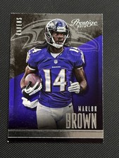 2014 Panini Prestige #28 Marlon Brown Baltimore Ravens Football Card