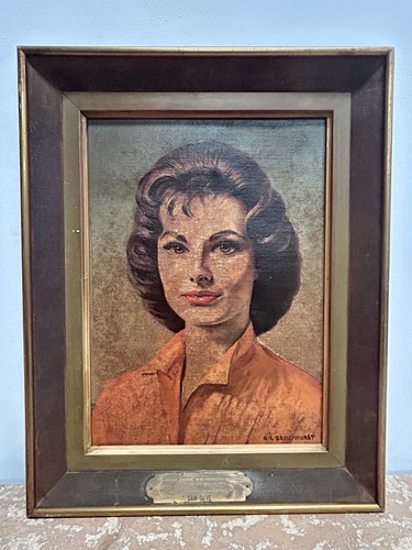 1958 Miss Rheingold Madelyn Darrow GL Brockhurst Portrait Vintage Bar Beer Decor