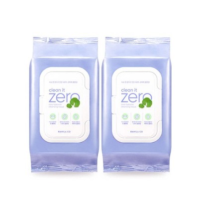 Banila Co Clean It Zero Cica Hyaluron Cleansing Wipes 80ea + 80ea