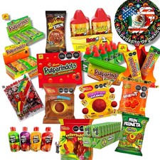DULCES MEXICANOS PICOSITOS VERO, LUCAS, ROKALETA, PULPARINDO ETC. CAJA DE DULCES MEXICANA