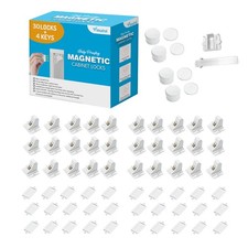 Magnetic Cabinet Locks for Babies Standard, Count, 30.00 