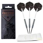 FALCON™ MICRO GRIP Tungsten Darts Set 20g Barrels Shafts Flights Wallet