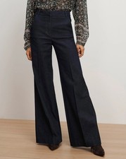 VERONICA BEARD Crue Wide-Leg Denim Pant 448, Size 6, NEW