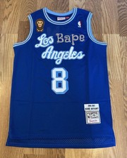 BAPE x Mitchell & Ness Houston Rockets Swingman Jersey Blue Camo — listing 4