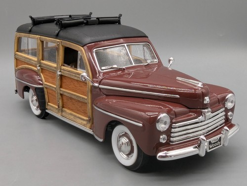 Maquetas de coches 1:18 Road Signature Yat Ming Ford Woody / Panel de madera real 1948 embalaje original - Imagen 8 de 21