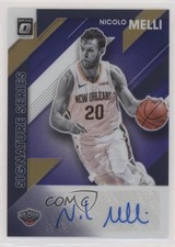 2019-20 Panini Donruss Optic Signature Series Purple Prizm Nicolo Melli Auto ib6