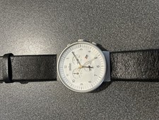 Braun BN0035BWHBKG CLASSIC Chronograph Quartz Watch Black Leather Strap