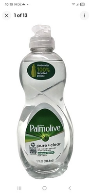 #ad #ad UltraPalmolive 4 PACK Liquid Dish Soap PURE CLEAR Spring Fresh 9.7 oz Each $20.00