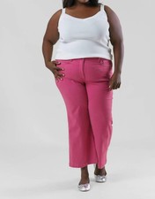 Nydj Teresa Wide Leg Ankle Jeans Slate Rose